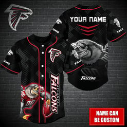 Atlanta Falcons Personalized Baseball Jersey BG349