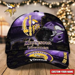 Minnesota Vikings Personalized Classic Cap BB458