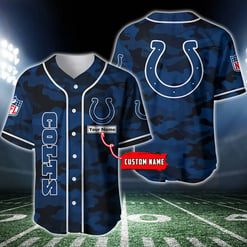 Indianapolis Colts Personalized Baseball Jersey BG231