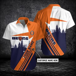 Chicago Bears Personalized Button Shirt BB866