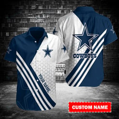 Dallas Cowboys Personalized Button Shirt BB140