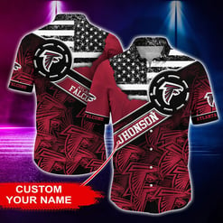 Atlanta Falcons Personalized Button Shirt and T-shirt BG161