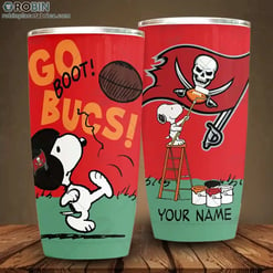 Tampa Bay Buccaneers Personalized Tumbler BG608