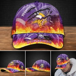 Minnesota Vikings Personalized Classic Cap BB838