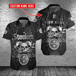 Pittsburgh Steelers Personalized Button Shirt BB406