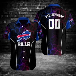 Buffalo Bills Personalized Button Shirt BG649