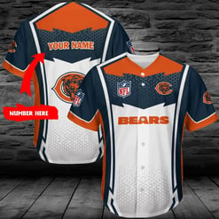 Chicago Bears Personalized Baseball Jersey 395