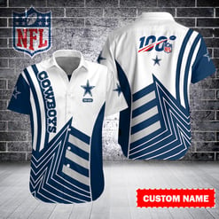 Dallas Cowboys Personalized Button Shirt BB600