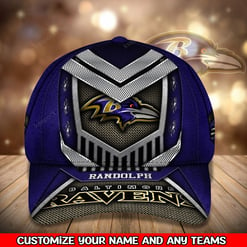 Baltimore Ravens Personalized Classic Cap BG763