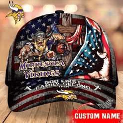 Minnesota Vikings Personalized Classic Cap BB358