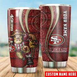 San Francisco 49ers Personalized Tumbler BGTUM708