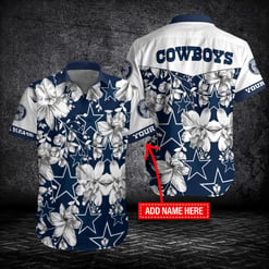 Dallas Cowboys Personalized Button Shirt BB386