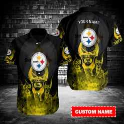 Pittsburgh Steelers Personalized Button Shirt BB097