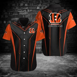 Cincinnati Bengals Button Shirts BG380