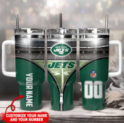 New York Jets Personalized Limited Edition Sport Fan Gift 40oz Tumbler AZC40OZT135