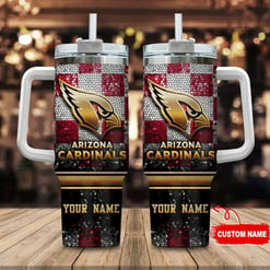 Arizona Cardinals Personalized Limited Edition Sport Fan Gift 40oz Tumbler AZC40OZT079