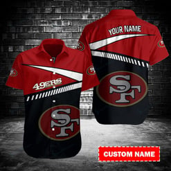 San Francisco 49ers Personalized Button Shirt BB175