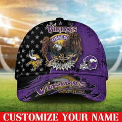 Minnesota Vikings Personalized Classic Cap BB393