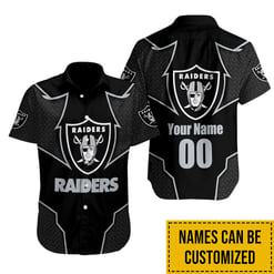 Las Vegas Raiders Personalized Button Shirt BG677