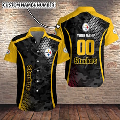 Pittsburgh Steelers Personalized Button Shirt BB670