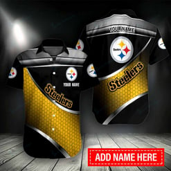 Pittsburgh Steelers Personalized Button Shirt BB020