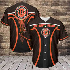 Cincinnati Bengals Personalized Baseball Jersey BG713