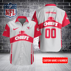 Kansas City Chiefs Personalized Button Shirt BB533