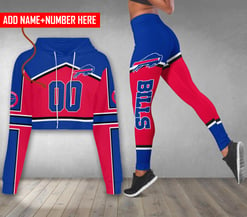 Buffalo Bills Personalized Combo Croptop Hoodie And Leggings AZCLG123+AZC2CHD123