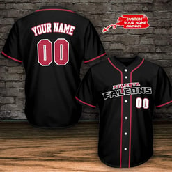 Atlanta Falcons Personalized Baseball Jersey BG790