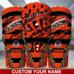 Cincinnati Bengals Personalized Tumbler BG06