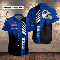 Buffalo Bills Personalized Button Shirt BB605