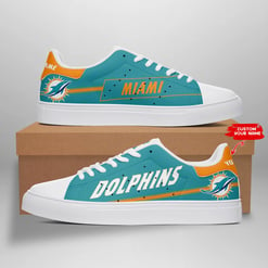 Miami Dolphins Personalized SS Custom Sneakers BG361