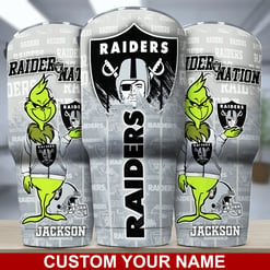 Las Vegas Raiders Personalized Tumbler BG112