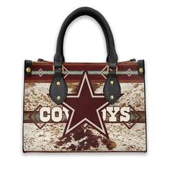 Dallas Cowboys Leather Hand Bag BBLTHB447