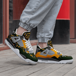 Green Bay Packers AJ4 Sneakers BG16