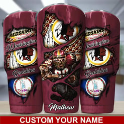 Washington Redskins Personalized Tumbler BG251