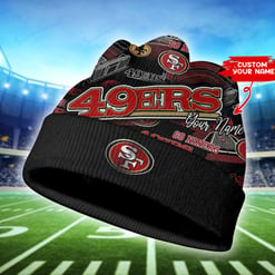 San Francisco 49ers Personalized Wool Beanie 104