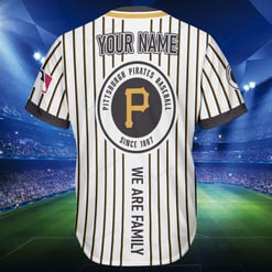 Pittsburgh Pirates Personalized Baseball Jersey 280