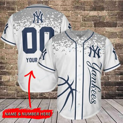 New York Yankees Personalized Baseball Jersey BG149