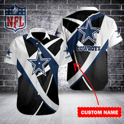 Dallas Cowboys Personalized Button Shirt BB325