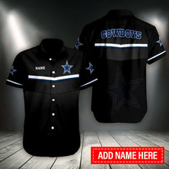 Dallas Cowboys Personalized Button Shirt BB990