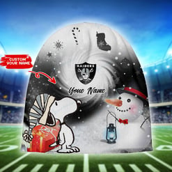 Las Vegas Raiders Personalized Wool Beanie 59