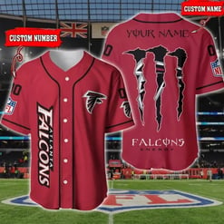 Atlanta Falcons Personalized Baseball Jersey BG197