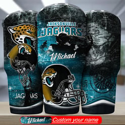 Jacksonville Jaguars Personalized Tumbler BG324