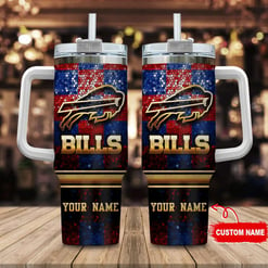 Buffalo Bills Personalized Limited Edition Sport Fan Gift 40oz Tumbler AZC40OZT082