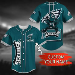 Philadelphia Eagles Personalized Baseball Jersey BG70