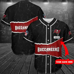 Tampa Bay Buccaneers Personalized Baseball Jersey Shirt 141