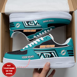 Miami Dolphins Personalized AF1 Shoes BG163