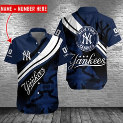 New York Yankees Personalized Button Shirt BB737