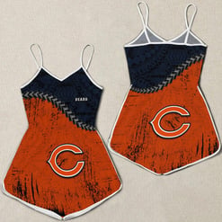 Chicago Bears Women Romper Jumpsuit 3D Printed S061